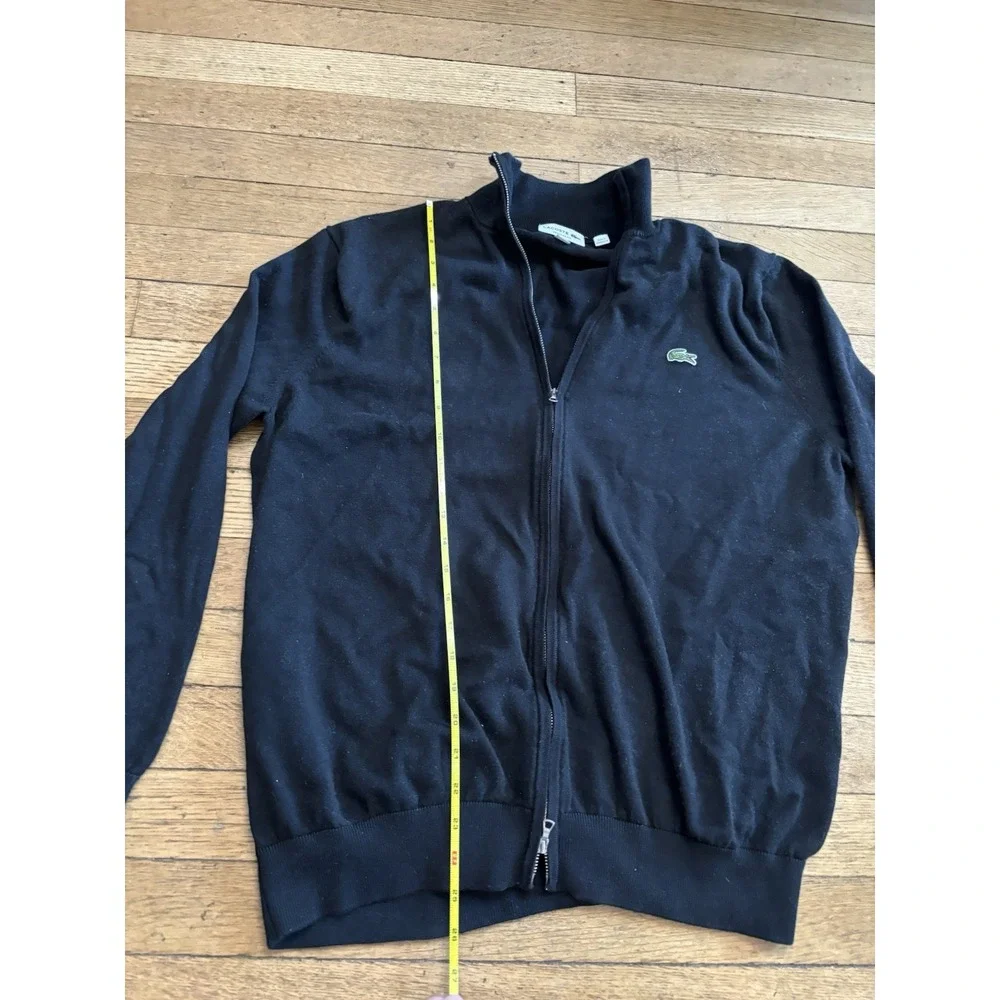 Lacoste France Full Zip Sweater Black XXL